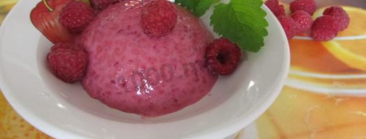 крем из малины с желатином розовый меланж. Шаг 10