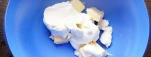 крем из творожного сыра. Шаг 2