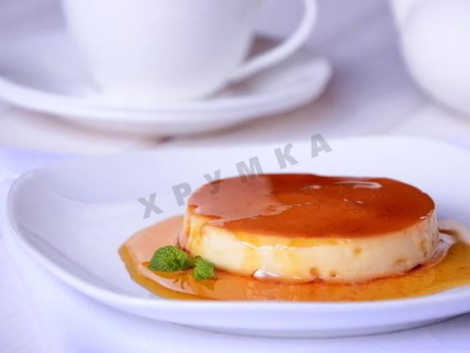 Рецепт крема-карамели со сливками
