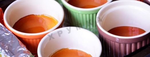 крем-карамель со сливками. Шаг 4