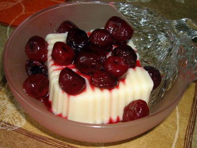 Рецепт крема с вишнями