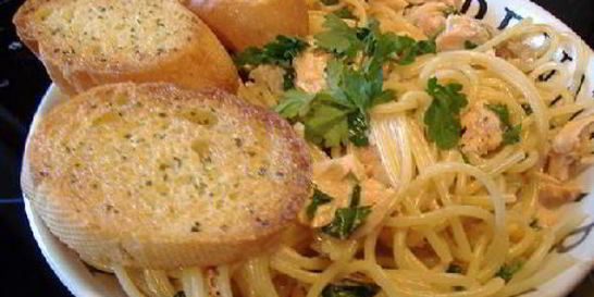 Кремовая паста с лососем