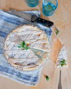 Кростата с кремом из рикотты