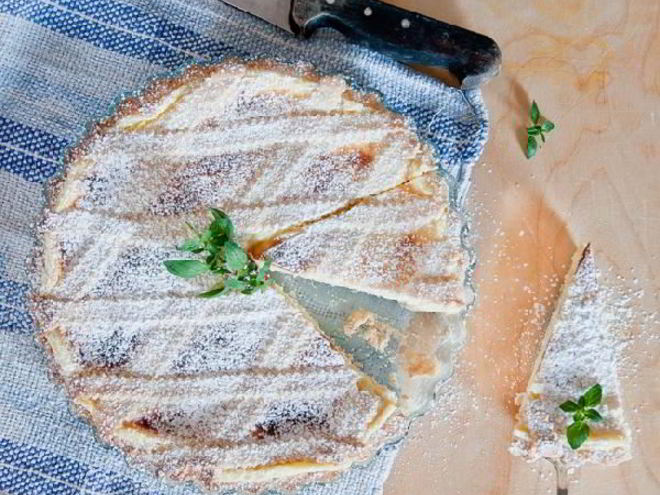 Рецепт кростаты с кремом из рикотты