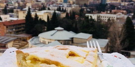 Кростата с лимонным кремом