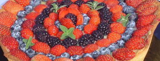 кростата с ягодами и заварным кремом. Шаг 9