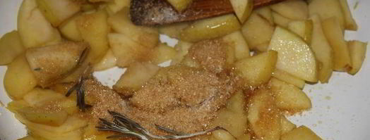 кростатине с кремом, яблоками и розмарином. Шаг 13