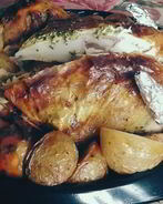 Курица, фаршированная крем-сыром и зеленью