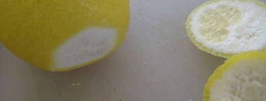 лимоны, фаршированные кремом из тунца. Шаг 2