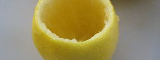 лимоны, фаршированные кремом из тунца. Шаг 3