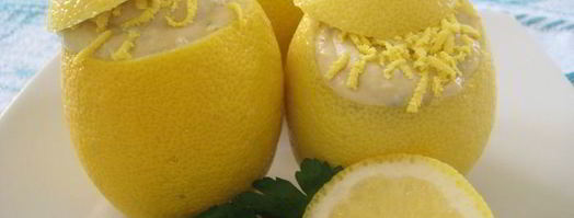 лимоны, фаршированные кремом из тунца. Шаг 5