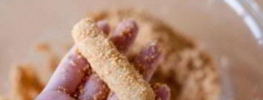 палочки в чашечках с ванильным кремом. Шаг 3