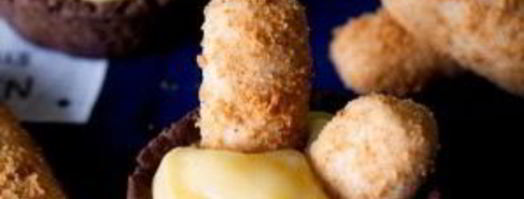 палочки в чашечках с ванильным кремом. Шаг 6