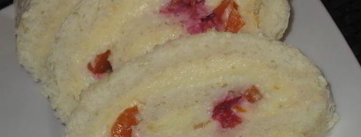 рулет на белках с заварным кремом. Шаг 7