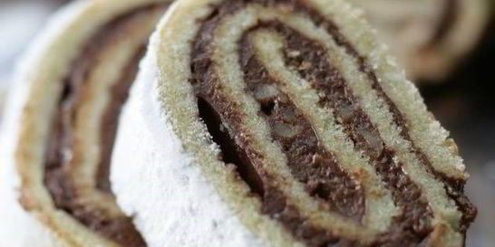 Рулет с орехово-шоколадным кремом