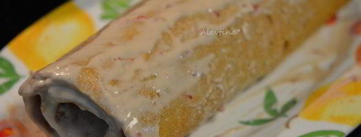 рулет со швейцарским маслянным кремом. Шаг 8