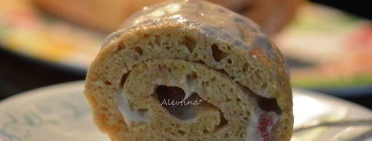 рулет со швейцарским маслянным кремом. Шаг 9