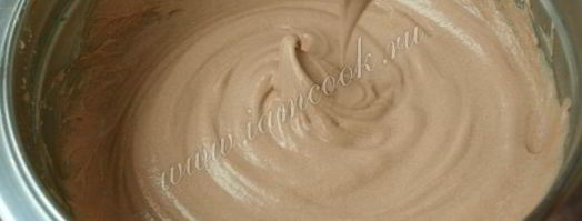 сливочно-шоколадный крем со сгущенным молоком. Шаг 6