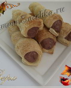 Слоеные трубочки с кремом