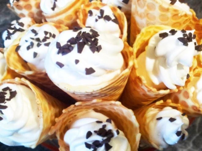 Рецепт трубочек волшебных с кремом