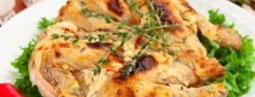 цыпленок, запеченный под кремом из филадельфии, тимьяна, перца и чеснока. Шаг 6