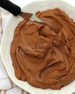 Творожно шоколадный крем