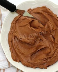 Творожно шоколадный крем