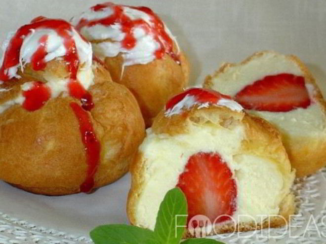 Рецепт творожного заварного крема