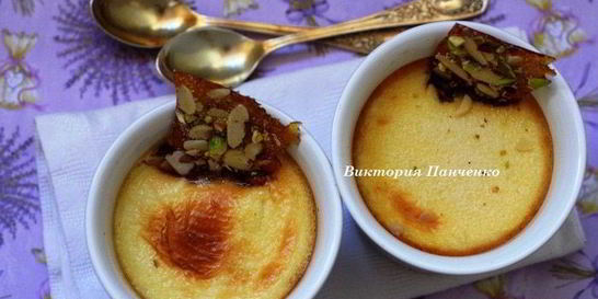 Ванильный крем с грильяжем