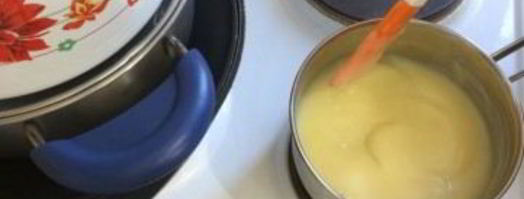 вкуснейший заварной крем. Шаг 3