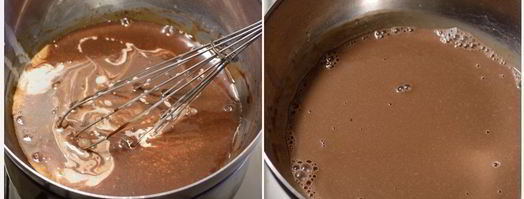 взбитый шоколадный крем-ганаш. Шаг 5