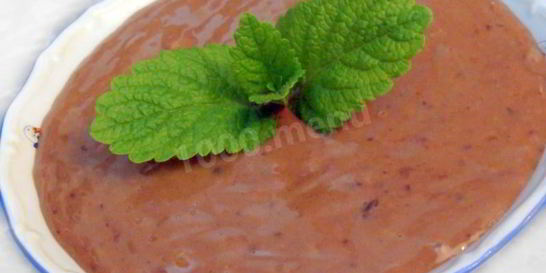 Заварной шоколадный крем