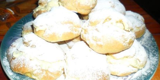 Заварные булочки с кремом