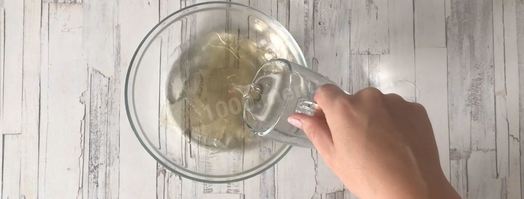 лимонная панна котта с ревеневым соусом. Шаг 2