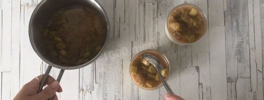 лимонная панна котта с ревеневым соусом. Шаг 12