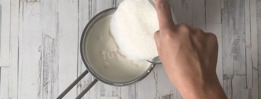 лимонная панна котта с ревеневым соусом. Шаг 3