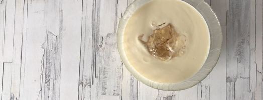 лимонная панна котта с ревеневым соусом. Шаг 7