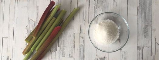 лимонная панна котта с ревеневым соусом. Шаг 9