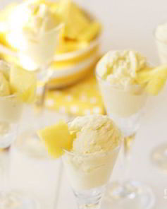 Ананасовое мороженое