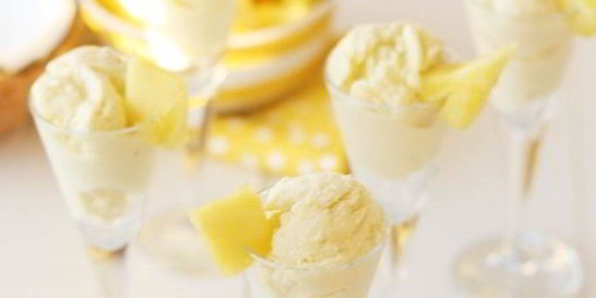 Ананасовое мороженое