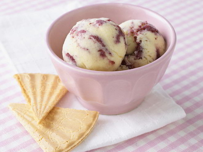Рецепт черничного мороженого