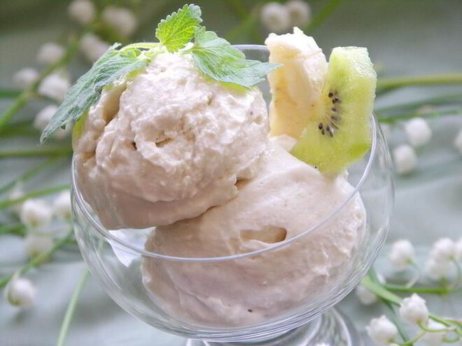 Рецепт детского бананового мороженого