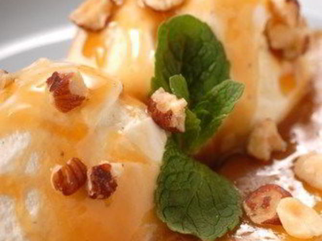 Рецепт карамельно-апельсинового соус для мороженого