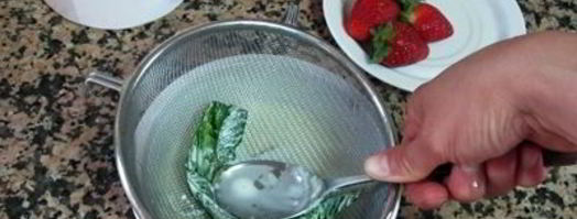 клубничное мороженое с мятой. Шаг 5