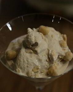 Кофейно-ореховое мороженое