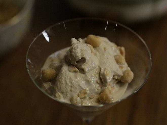 Рецепт кофейно-орехового мороженое