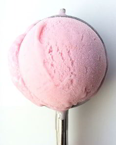 Кокосово-красносмородиновое мороженое