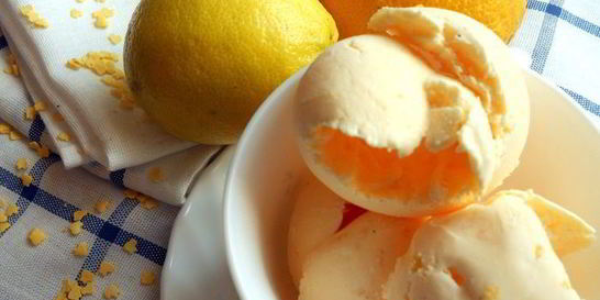 Лимонное мороженое