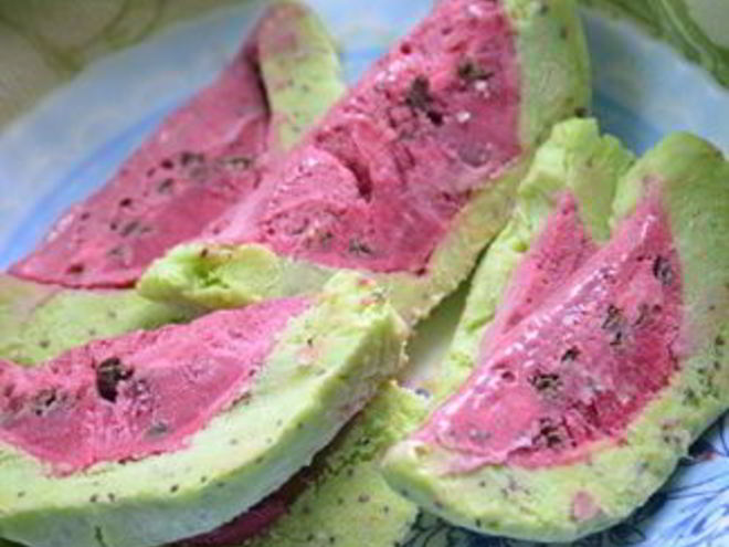 Рецепт мороженого арбуз