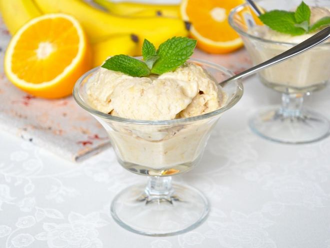 Рецепт мороженого без молока и сливок